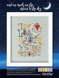 Love you to the moon and back cross stitch baby patterns. Baby Girl Nursery Decor Love You To The Moon And Back Pdf Pattern Instant Download Digital Pattern I Love You Room Art Easy Cross Stitch Patterns Craft Supplies Tools Colonialgolfhart Com