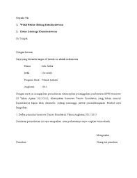 Contoh surat untuk rujukan, surat rasmi. Contoh Surat Permohonan Penangguhan Pembayaran
