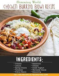 Recipe This Slimming World Chicken Burrito Bowl Recipe Recipe World Recipes Burrito Bowls Recipe Slimming World Recipes