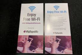 Cara mudah membayar bulanan internet/telepon my republic di mini market info lengkap di deksripsi. Starbucks Myrepublic Don T Care About Wi Fi Security Zit Seng S Blog