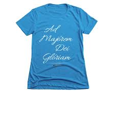 Amdg stands for the latin phrase ad majorem dei gloriam, which in english means for the greater glory of god. every atenean writes it on his paper format or any written work to remind him to give his best in any task he undertakes and to offer this to god. Ad Majorem Dei Gloriam Shirt Bonfire