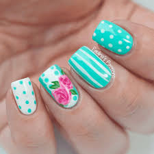 Diseño de uñas cortas para pies. 75 Creativos Disenos De Unas Decoradas Con Puntos Faciles Y Elegantes