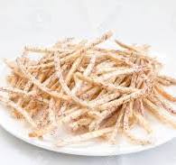 Gros Plan Du Bâton De Taro Frit Croustillant Dans Un Plat ...