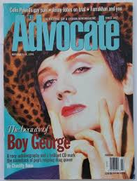 The Advocate (Issue No. 694, November 14, 1995): The National Gay and  Lesbian Newsmagazine (Magazine) (Boy George Cover Story & Interview By…
