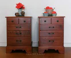 **smoothest application and so easy! Matching Dressers Decked In Brown Mahogany Gel Stain General Finishes Design Center
