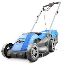 Hedge trimmers, brush cutters and leaf blowers. Hyundai Electric 33cm Rotary Rear Roller Mulching Lawnmower 1200w 230v Hym3300e
