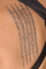 Angelina jolie has at least a dozen tattoos over her body. Angelina Jolie S 16 Tattoos Meanings Steal Her Style
