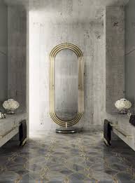 Colosseum Floor Mirror Maison Valentina Modern Luxury Bathroom Bathroom Design Luxury Concrete Bathroom
