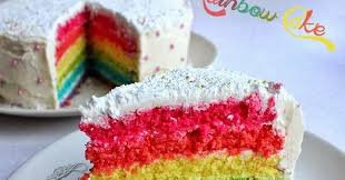Recette Du Rainbow Cake Ou Gateau Arc En Ciel Gateau Multicolore Gateau Rainbow Gateau Arc En Ciel