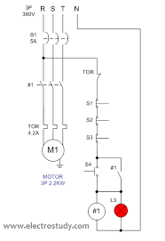 1 phase single speed hoist with transformer. Wiring Diagram 3 Phase Motor 2 2 Kw With Stop Series Connection Electrostudy