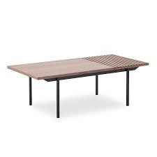 It is a large, rustic coffee table with modern, black faux. Tozzi Rectangular Coffee Table 120cm Walnut Black Living Room Furniture Coffee Tables Consoles Tables Occasional Tables Modern Furniture
