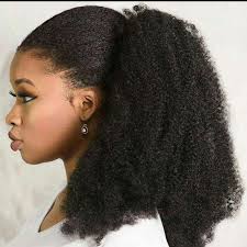 Long black wavy curly hairstyle. Generic Long Kinky Afro Ponytail Jumia Nigeria