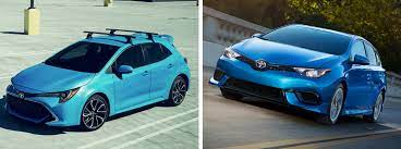 View local inventory and get. 2019 Toyota Corolla Hatchback Vs 2018 Toyota Corolla Im Find The Right Fit At Downeast Toyota Downeast Toyota