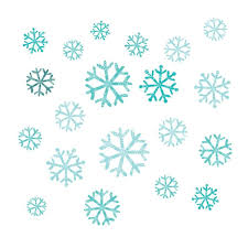 Un Sticker De 20 Flocons Bleus Sur Notre Theme Polaire Et De La Banquise Flocons Polaire Flocon De Neige