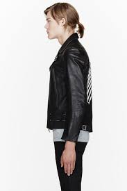 An uneven rib cage can cause problems with your breathing and the causes of an uneven rib cage. Undercover Black Leather Ribcage Biker Jacket For Men Lyst