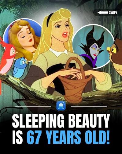 She was 16 in the film. But Sleeping Beauty turns 67 today. Released on January 29, 1959, the animated classic took nearly a decade to produce and cost $6 million, making it Disney's most expensive a