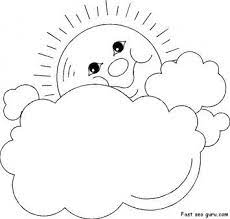 Sun and clouds frame printable coloring page, free to download and print. Prinable Sun And Clouds Frame Coloring Page Printable Coloring Pages For Kids Sun Coloring Pages Earth Day Coloring Pages Free Kids Coloring Pages