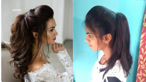 Palm pony tail, side ponytail, glam ponytail, braided ponytail, teased ponytail, everyday ponytail, high. The Perfect High Ponytail With Puff Messy Ponytail No Teasing No Hairspray Indian Hairstyles Youtube