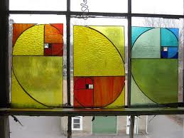 Golden Ratio Glass Fibonacci Art Stained Glass Art Golden Ratio