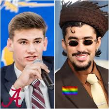 LATEST NEWS: Alabama football star Ty Simpson exploded with anger at the  Super Bowl organizers for letting Bad Bunny