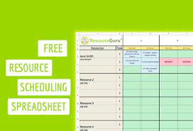 I have to allocate dollars based on quantity to separate purchase orders. Download A Free Excel Resource Scheduling Template