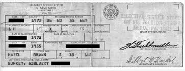 Vietnam Era Draft Card Ephemera Photographs Military