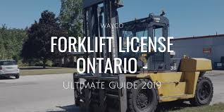 Sure, operating a forklift looks like easy driving, but only trained operators make it seem so simple. Forklift License Ontario Ultimate Guide 2021 Wayco Best Forklift Warranties Safety Training
