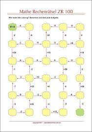 Lernspiel, klassensatz bestehend aus 24 verschiedenen einzelspielen. Mathe Rechenratsel Zr 100 Wie Lautet Die Losung Kostenloses Arbeitsblatt Mit Losungen Zum Ausdrucken Gemischte Rechenaufga Math Learning Math 2nd Grade Math