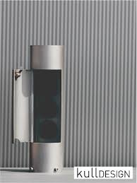 Edelstahl, alu guss, verzinktem stahl, messing, aluminium und polyurethan. Kull Design