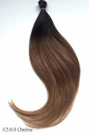 Blue black hair tips and styles. Dark Brown To Light Brown I Tip Hair Extensions 22 Inches Virgin Remy