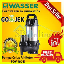 Nah seperti admin singgung tadi diatas bahwa terdapat banyak sekali jenis atau merk dari bebagai perusahaan yang memproduksi mesin penyedot. Pompa Celup Air Kotor Wasser Pdv 400 E Harga Pabrik Shopee Indonesia