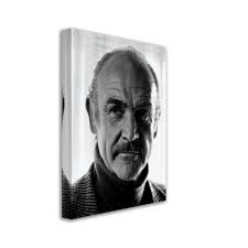 Sean Connery Canvas, Vintage Photo Portrait