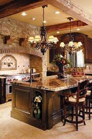 Painted pottery sits on yellow shelves in this tuscan kitchen by designer linda adams. Rustic Kitchen Ideas Toskanische Kuche Italienische Wohnkultur Rustikales Kuchen Dekor