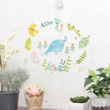 Find garden bird decorations manufacturers from china. Mini Wall Sticker Set Botanical Birds Wall Stickers Wall Decorations Home And Living Canon Creative Park