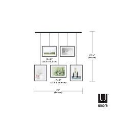 Exhibit Picture Frame Set Shop Modern Gallery Picture Frames Umbra Matinee photo display is a complete set of five gallery frames to make decorating your walls a simple and fun task. exhibit picture frame set shop modern