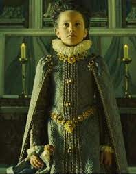 infanta or the daughter of the king of spain from elizabeth the golden age her costume is an amazing piece elizabethan fashion aged clothing tudor fashion