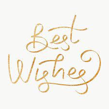 Golden Best Wishes Typography Transparent Png Free Image By Rawpixel Com Ningzk V Typography Good Notes Wish