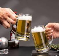 [Hot Item] 335ml 11.3oz Wholesale Engraved Personalized Insulated Dimpled  Custom Glass Beer Mugs Drinking Glasses
