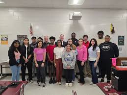 Congratulations to the February 2025 Students and Teacher of the Month in  the Engineering, Agriculture, and Mechanics Academy: Peyton Adair Zayvion  Brand Isaiah Johnson Michael Russ Harvey Sailors