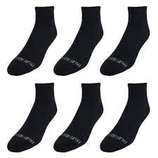 Fruit Of The Loom Men S Ankle Athletic Cotton Blend Socks 6 Pair Pack Ankle Socks Mens Ankle Socks Socks