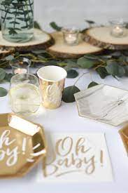 Oh Baby Shower Baby Shower Decorations Celebrated Baby Shower Plates Baby Shower Napkins Baby Shower Decorations