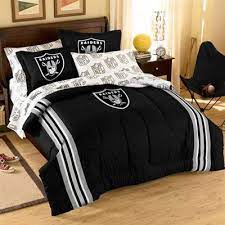 Oakland Raiders 7 Piece Full Size Bedding Set Nfl Dallas Cowboys Full Bedding Sets Full Comforter Sets