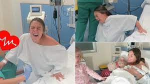 Excruciatingly Painful Contractions And Delivery Natural Unmedicated Birth Vlog Youtube