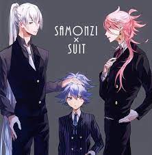 samonji school 1960280 touken ranbu anime ponytail anime guys