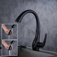 Robinet De Cuisine Noir Bec Pivotant A 360 Mitigeur Evier Avec Douchette Extractible A Debit Variable 2 Jets Au Cho Mitigeur Cuisine Douchette Robinet Cuisine