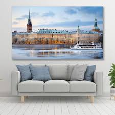 Tablou Canvas-Winter City Landscape – The Print Studio