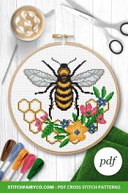 Check spelling or type a new query. Bee Cross Stitch Pattern Instant Download Pdf Counted Cross Etsy In 2021 Cross Stitch Patterns Cross Stitch Stitch Patterns