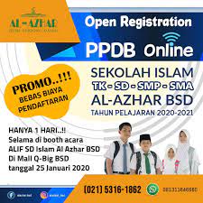 Maybe you would like to learn more about one of these? Sekolah Islam Al Azhar Bsd Promo Bebas Biaya Pendaftaran Hanya 1 Hari Saja Lho Hanya Berlaku Untuk Pendaftaran Di Booth Acara Closing Alif Sd Islam Al Azhar Bsd Di Mall Q Big Bsd