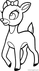 Baby deer coloring pages are a fun way for kids of all ages to develop creativity, focus, motor skills and color recognition. Baby Deer Coloring Pages Coloringall