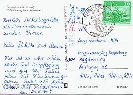 Wenn die grüße aus dem urlaub auch die kollegen und den chef erreichen sollen, gibt es einige kleinigkeiten zu beachten: Philaseiten De Motiv Harz Ansichtskarten Belege Stempel